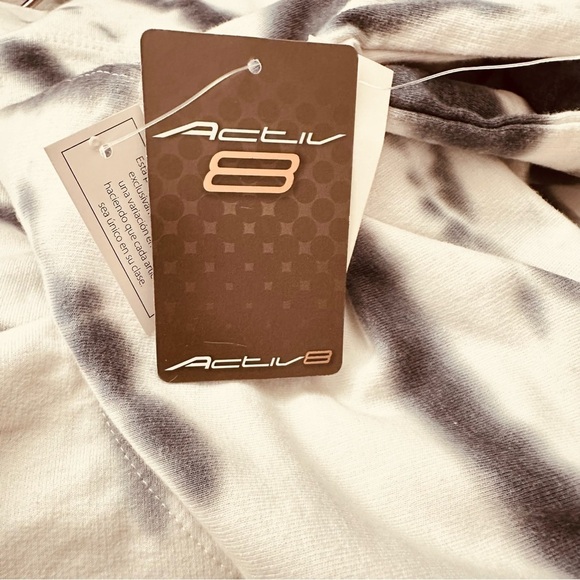 Activ 8 Tie Dye Hookup Sweatshirt Black & White Women’s Size M‎ - Picture 7 of 9